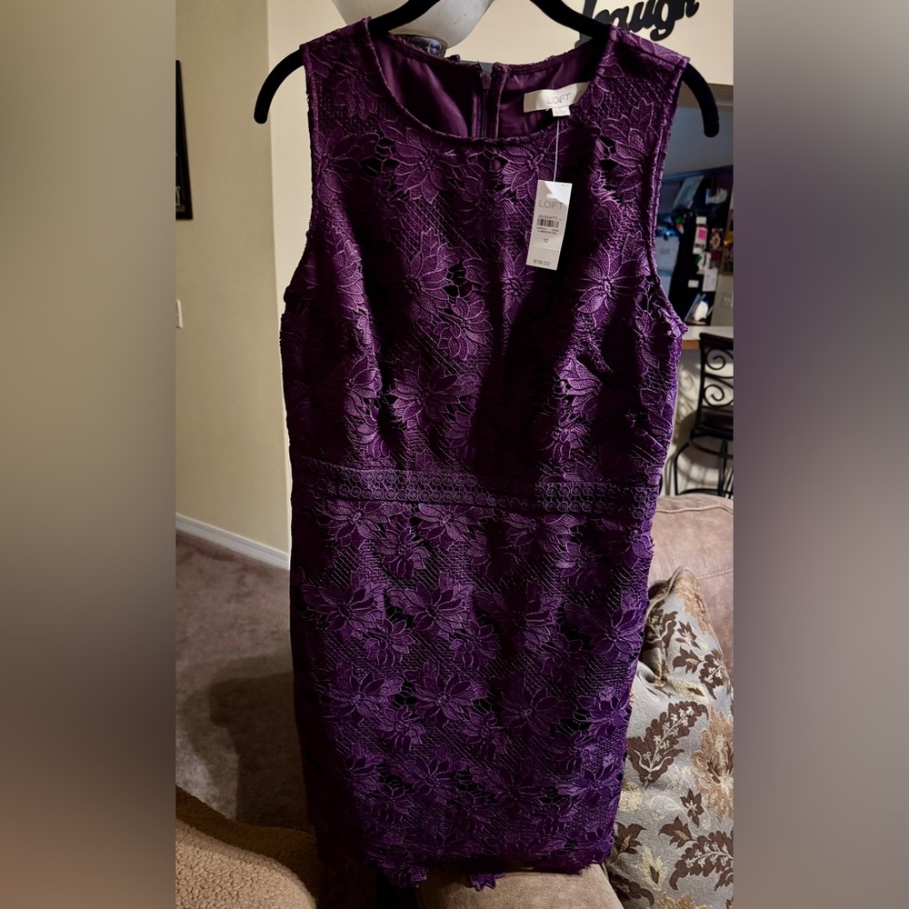 Beautiful LOFT Purple Dress (D2)
